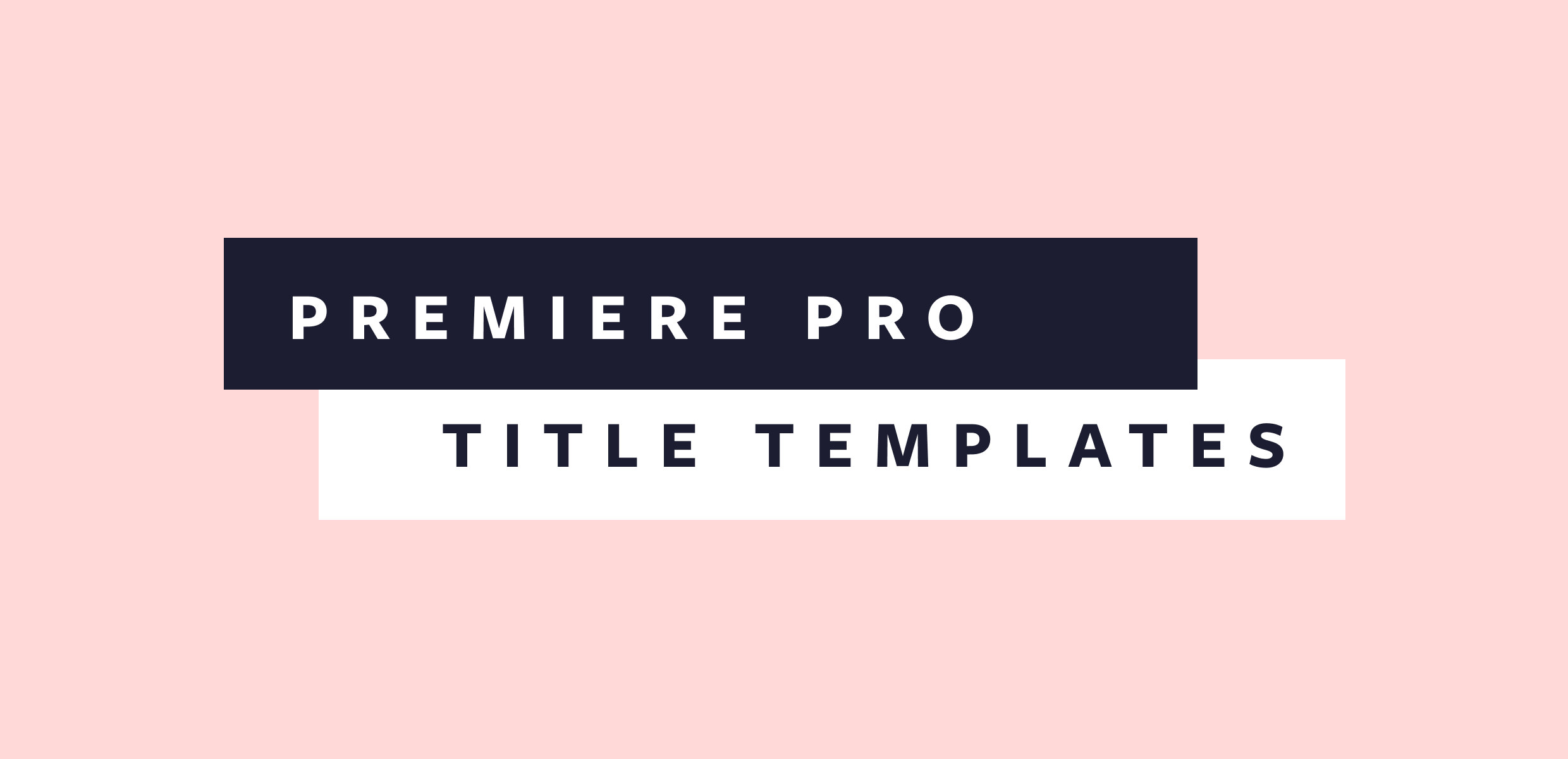 20 plantilles de títol gratuïtes de Premiere Pro perfectes per a qualsevol vídeo