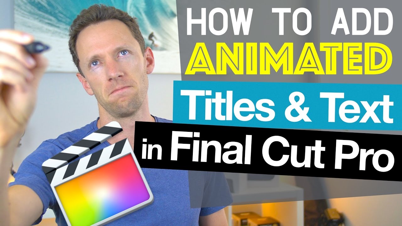 Creeu les vostres pròpies animacions de text a Final Cut Pro (tutorial)
