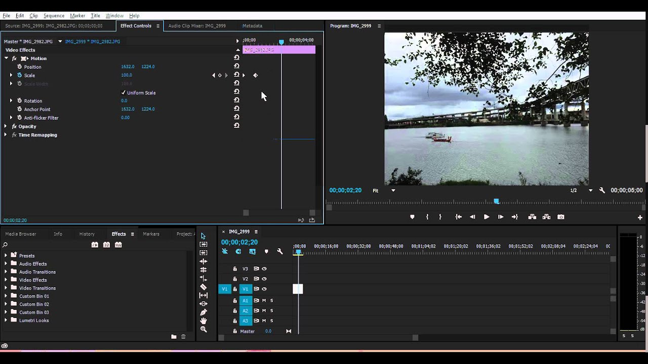 Com fer zoom a Adobe Premiere Pro CC